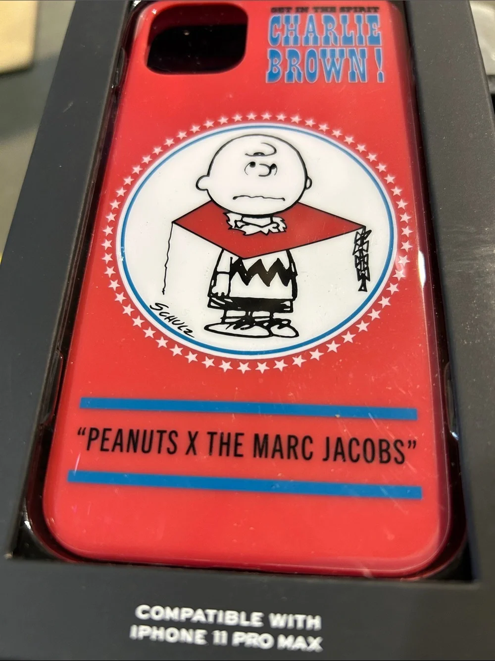 Marc Jacobs Red Charlie Brown iPhone 11 Pro Max Case